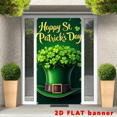 2D Flag Modern Irish Door Frame Hanging Decoration, Suitable For Any Environment