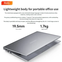 Lenovo P15H Intel N100 15.6-Inch Intel Large Screen Narrow Bezel Lightweight Laptop For Student Online Classes, Home Use, Business Office, 8GB RAM, 256GB High-Speed SSD, IPS Full HD Screen - Grey - View 4