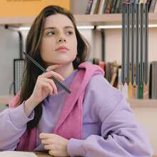 12pcs Black Diamond Wooden Pencils + 1pc Pencil Sharpener. Premium HB Pencils For Students, Writing And Sketching, Suitable For School And Office Use. Shiny Crystal Tip Wooden Pencils - 0.5mm HB Neutral Pencil Lead, Quality Wood, Suitable For Drawing And Writing, Suitable For School And Office Use. Random Drill Tip Color. - Quantity - View 4