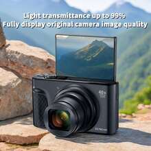 3 szt. 0,3 mm, szkło optyczne, twardość 9H, folia ochronna na ekran do aparatu Canon SX740 HS/SX730 HS, wysoka rozdzielczość, przezroczysta, łatwa w montażu, bez pęcherzyków powietrza, odpowiednia do akcesoriów do aparatów Canon, osłona ekranu do kamery, akcesoria do kamer sportowych - Wielokolorowe - Zobacz 6