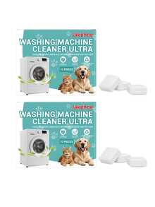 Washing Machine Cleaning Tablets, Gentle Stain Removal And Descaling For Home Front Load Washers. Essential For Cleaning Pet Clothes. Designed For Quickly Dissolving Stubborn Dirt Inside The Washing Machine. - Multicolor - View 9