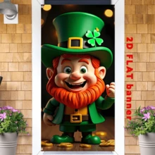 2D Flag Indoor And Outdoor Hanging Door Frame Decoration, Suitable For Irish Celebrations - 1 Item - View 5