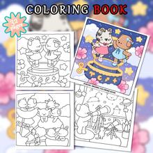 32 Páginas - 170g, Livro de Colorir Telescópio Céu Estrelado Fofo, Livro de Papel de Fácil Preenchimento, Estilo Céu Estrelado Adorável, Elementos de Telescópio de Estimação, Esquema de Cores Branco e Azul, Com Detalhes de Constelação, Desenho Relaxante, Adequado para Papelaria, Material Escolar, Presente Perfeito para Meninas, Temporada de Casamento, Dia das Mães - Sonhos do Zodíaco - Visão 3