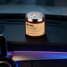 1个装汽车固体香氛，持久留香，可放置于杯架，为您的爱车营造清新迷人的氛围。适用于汽车空气清新和家居除臭。多种香型可选。女士汽车配件，汽车装饰。也适用于卧室、衣橱、浴室。 - A - 查看 5