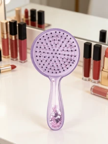 Urban Decay Purple Air Cushion Hair Brush, Scalp Massager, Volumizing Hair Brush, Detangling Hair Brush, Hair Styling Tool, Hair Brush, Massage Brush, Purple Hair Brush, Volumizing Hair Brush, Long Hair Brush, Styling Brush - Purple - View 8