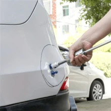 27pcs Paintless Dent Repair Tool Kit With T-Dent Puller, Suction Cup & Slide Hammer - Car Dent Removal System For Auto Body, Motorcycle, Refrigerator - Complete Workshop Set For DIY & Professionals - A - View 7