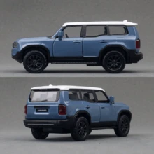 Makeda 1:36 比例丰田陆地巡洋舰普拉多压铸模型车，蓝色/哑光绿/哑光黑，后轮驱动，滑行平稳，可开启车门，细节复制，可收藏，适合展示、圣诞节、万圣节、生日礼物 - 多色 - 查看 5