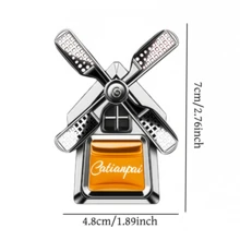 1个车载空调出风口精油香薰机，创意车载内饰装饰风扇空气清新剂，四叶风车造型，汽车配件，为您的爱车营造清新迷人的氛围，适用于汽车空气清新和家居除臭，多种香味可选，女士汽车配件 - A - 查看 15