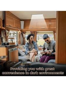 USB Rechargeable LED Motion Sensor Light - Rechargeable RV Lighting, Warm White Nightlight, Suitable For Kitchen, Closet, Hallway, Stairs, Room, Night Lighting, Perfect For Hotel, Bar, Restaurant Home Decor, RV Accessories, Indoor Lighting