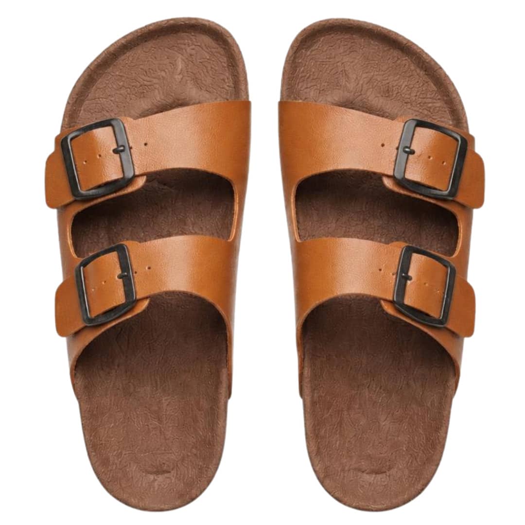 Unisex Adjustable  Sandal, Plain, Casual - Lạc đà - Xem 1