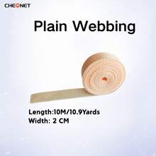 1pc PP Webbing Canvas Polyester Ribbon, Suitable For Backpack Binding, Bag Crafts DIY, Belt Bags, Pet Supplies
