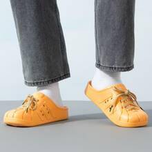 Adidas Adilette Clog: Comfortable, Versatile, Slip-Resistant, Durable, Athletic, One-Strap, Wear-Proof, Unisex Slippers. - Orange - View 5