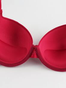 3-Piece Women's Comfortable Lingerie Set - Luxurious Lace Jacquard Push-Up Bra, High Support, Soft Breathable Fabric, Ultimate Comfort - Multicolor - View 5