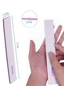 50pcs/25pcs/10pcs/5pcs/3pcs/1pc Nail Files, Professional 180/240 Grit Nail Files Double Sided Emery Board Washable Emery Boards Reusable Nail Buffers Nail Supplies,Nail Tools,Nail Art Tools,Back To School,Nails,Nail Tools - Multicolor - View 7