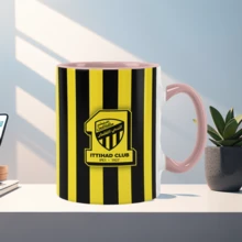 Al Ittihad Club Ceramic Mug - 11oz Coffee Tea Cup With Handle, Perfect Back To School Gift For Football Fans - Multicolor - View 8