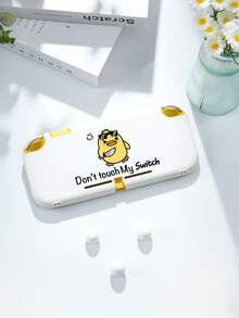 1 chiếc ốp bảo vệ hình vịt dễ thương "Đừng chạm vào máy Switch của tôi", phù hợp với 2 (2025), Switch NS/Switch OLED/Lite, phụ kiện máy chơi game Switch, túi đựng, vỏ bảo vệ Switch, đế có khe cắm thẻ, quà tặng lãng mạn cho người chơi Switch. - Nhiều màu - Xem 8