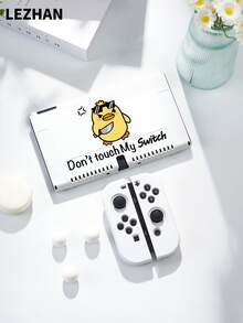 1 chiếc ốp bảo vệ hình vịt dễ thương "Đừng chạm vào máy Switch của tôi", phù hợp với 2 (2025), Switch NS/Switch OLED/Lite, phụ kiện máy chơi game Switch, túi đựng, vỏ bảo vệ Switch, đế có khe cắm thẻ, quà tặng lãng mạn cho người chơi Switch. - Nhiều màu - Xem 9