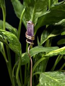 棱镜天然水晶花盆装饰，植物装饰，花园装饰，家居装饰，户外花盆，花园装饰，优雅装饰，反光装饰，室内装饰，植物爱好者，阳光捕捉器，适合作为礼物 - 彩色 - 查看 9