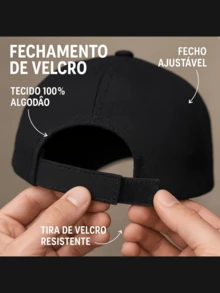 Plain Basic Adjustable Black And White Curved Brim Unisex Super Lightweight Baseball Cap For Men And Women - Black - View 3
