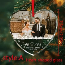 Customized Couple Photo Wedding Memento, Husband And Wife Gift, Customized Husband And Wife Decor, Couple Photo Decor, Personalized Couple Photo Wedding Memento, Wedding Photo Decor - R-wedding Photo Memorial Ornament - View 10