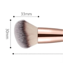 Brush & Concealer Brush - Multi-Use Dual Ended Makeup Contour Brush For Cream, Liquid, Powder - Gold - View 6