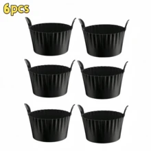 Silicone Air Fryer Egg Mold, Steamer Cup And Muffin Cup, Large Silicone Egg Shaped Mold - Multicolor - View 12