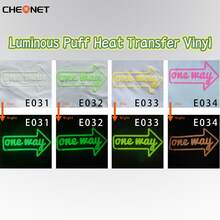 Pegatinas de vinilo con brillo 3D blanco CHEONET - Multicolor, adecuadas para camisetas DIY, bolsas, decoraciones navideñas, suministros para bodas DIY, vinilo de transferencia térmica para todas las máquinas de corte, fácil de cortar - Multicolor - Ver 8