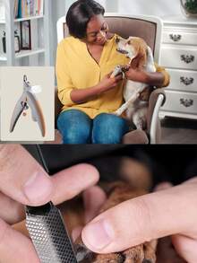 2pcs Pet Nail Clippers, Cat Claw Trimmer With LED Light & Magnifier, Nail Grinder, Nail Care Tools, Grooming Kit For Cats, Dogs & Small Animals - Multicolor - View 8