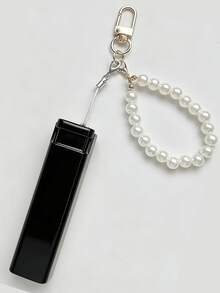 10毫升珍珠链便携式香水喷雾 | 可填充旅行喷雾器，可爱钥匙扣，可挂在手提包/背包上，防漏化妆品喷雾器，迷你香水瓶，非常适合女性和女孩，理想的礼物，采用塑料和锌合金制成，实用精致 - 彩色 - 查看 6