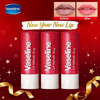 Vaseline Son dưỡng môi hương hoa hồng cổ điển 3.5g, thích hợp sử dụng hàng ngày.
