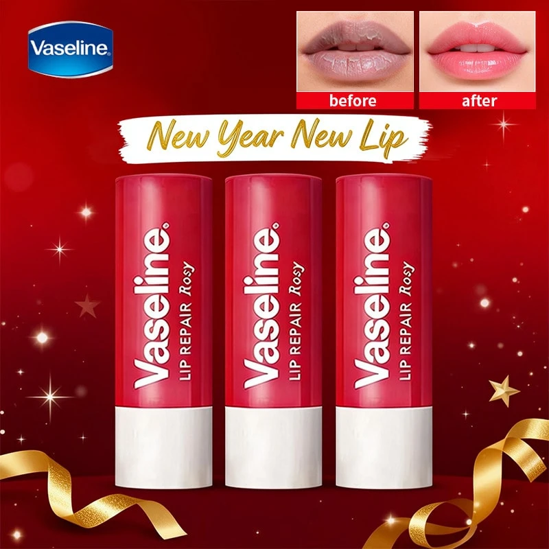 Vaseline 3.5g Classic Rose Lip Balm, Suitable For Daily Use - 02 Pink - View 1