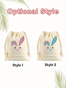 Customized Tote Bag, Personalized Children's Gifts, Children's Gifts, Name Tote Bag, Modern Name, Children's Bags, Easter, Rabbit, Spring, Easter Eggs, Easter Baskets, Customized Gift Bags, Letter Gift Bags, Customized Easter Bags, Easter Bags, Easter Tote Bags, Children's Easter Bags, Easter Egg Hunt Bags, Boys' Easter Gift Bags, Girls' Easter Gift Bags, Rabbit Gift Bags, Customized Easter Gifts - Multicolor - View 4