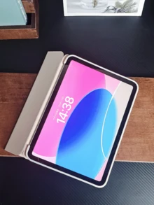 Bow Heart Pattern Protective Case, Suitable For 10.2 Inch, Pro 11 Inch (2021/2020/10th Gen), Mini 4/5/6, Galaxy Tab A8 10.5 Inch (2022), With Pencil Slot, Anti-Drop, Tablet Stand Protective Case (Pink) - Pink - View 4