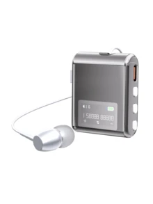 REMAX 带降噪功能的夹式蓝牙5.4耳机；12.6英寸可伸缩线缆；液晶显示屏；来电振动提醒；运动耳机；游戏耳机；办公耳塞； - K89-多色 - 查看 15