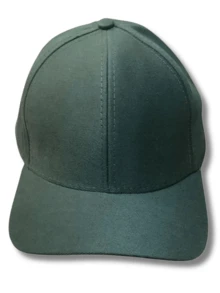 Plain Basic Adjustable Black And White Curved Brim Unisex Super Lightweight Baseball Cap For Men And Women - màu xanh lá - Xem 3