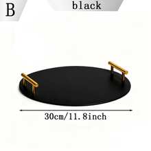 Acrylic Tray With Gold Handles | Versatile For Living Room, Kitchen, Dining & All Occasions - Multicolor - View 9