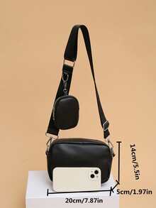 Elegant Shoulder Bag With Gold Chain Strap, Pink Accent And Classic Design - Fashionable Dual-Tone Crossbody Bag, Suitable For Daily Use , Work Bag - Black - View 5