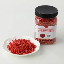 ULTHMOK Freeze Dried Strawberry Pieces 6.5Oz No Additives Snacks Smoothies Gift - Freeze Strawberry - 6.5oz - View 6