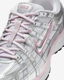 Nike P6000 Abrasion Resistant Low Top Racing Track & Field Competition Running Shoes Women's White Silver BV1021-108 - Hồng - Xem 6