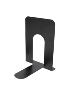 1pc Polished Iron Metal Bookend, Minimalist Design, Suitable For Organizing Books In Library, Student Desk And Office Desk, L-Shaped Metal Bookend, Desktop File Organization, Economic Government Procurement Bookend - Multicolor - View 11