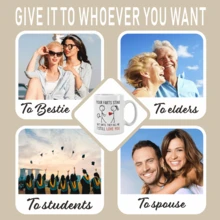 [Your Stinks Love Cup] 11oz Ceramic Double-Sided "Your Stinks" Love Cup - Reusable Beverage Container, Perfect Anniversary And Valentine's Day Gift - Multicolor - View 4