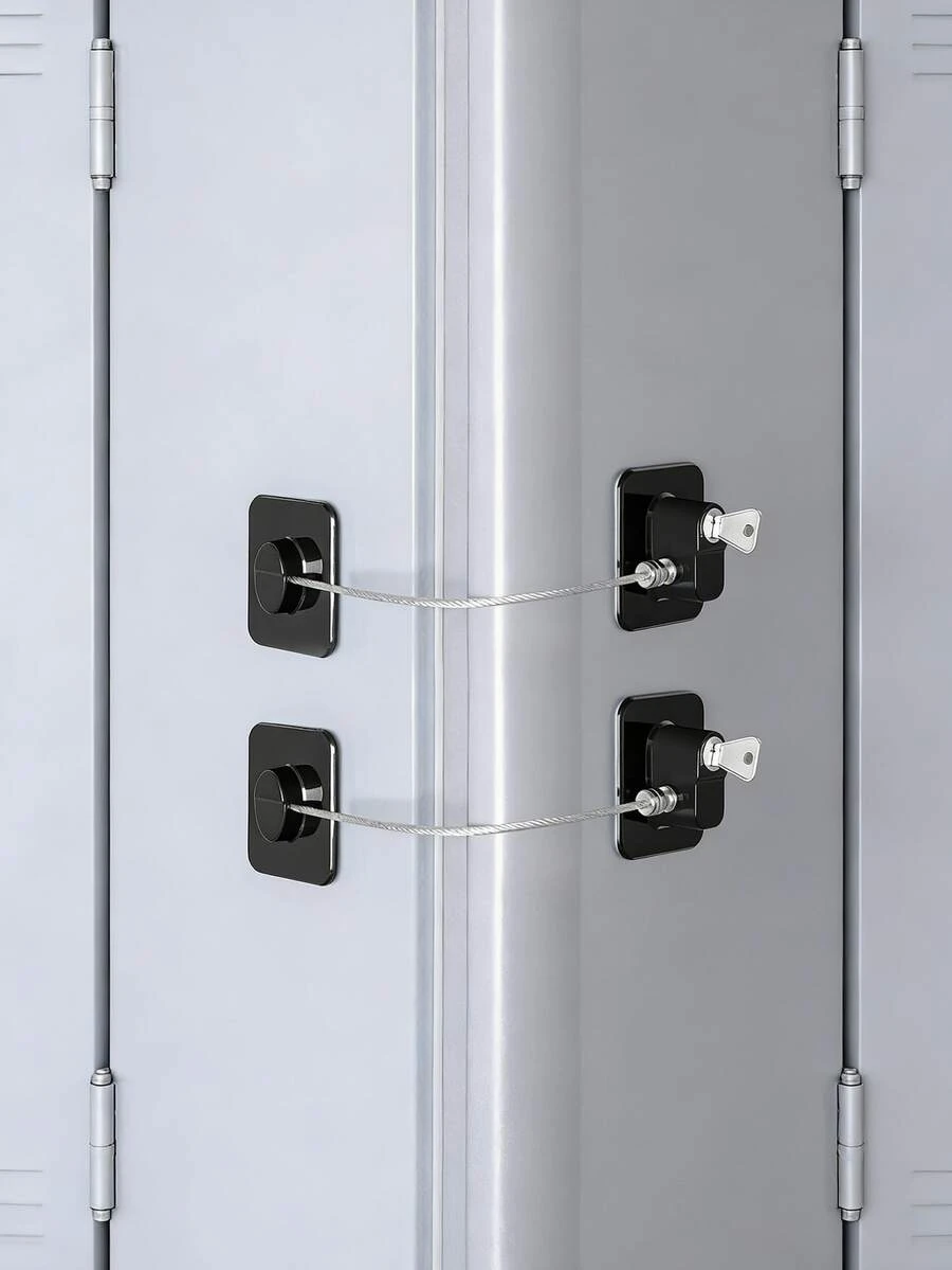 1/2/3/4pcs Baby Cabinet Locks, Toddler Drawer Locks For Refrigerator, Window, Decorative Child Safety Locks For Home, Nursery Cabinet Locks