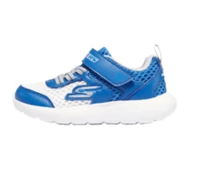 Skechers Toddler Mesh Breathable Athletic Shoes - Blue and White - View 7