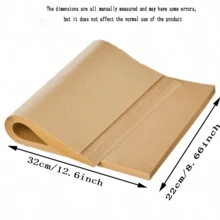 50张高品质烘焙纸 | 适用于烘焙、烤制火鸡、蒸面包杯、蛋糕、饼干等 | 耐热温度高达425°F（约220°C），尺寸小巧，是家庭厨房和餐厅的理想之选。不粘预切烘焙纸