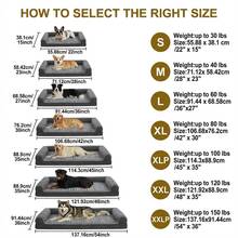 Orthopedic Dog Beds For Extra Large Dog, Waterproof Memory Foam XL Pet Bed With Sides, Non-Slip And Egg-Crate Foam Big Dog Couch Bed With Washable Removable Cover, Grey - 灰色 - 查看 16