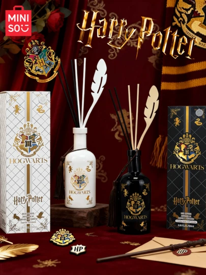名创优品 - 哈利波特系列无火香薰魔法禁林守护神100ml，双瓶套装，持久淡雅香氛，营造沉浸式魔法空间