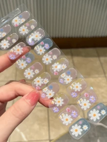 Miếng dán móng tay gel UV Emi, gel nền trong suốt, 20 miếng/gói, cần đèn UV, chất lượng salon, bền lâu, ES20 bán sỉ xuyên biên giới, giống như miếng dán móng tay Red Book. - Nhiều màu - Xem 6