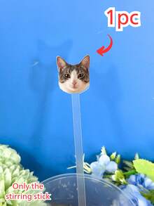 1/10/20pcs,Wedding Pet Stir Sticks, 50 Pcs Double-Sided Dog Stir Stick, Watercolor Acrylic Cocktail Stirrers, Wedding Swizzle, Wedding Drink Stirrers,Custom Pet Face Heads Head On A Stick Whatever You Call Them, Make A Great Gift Comes With Stick Cats, Dogs, Wedding, Micro Wedding,Valentine's Day Gift,Thanksgiving Gift, New Year Gift, Party Decor, For Mother's Day,For Birthdays,For Father's Day,For Graduation,For Housewarming. - Multicolor - View 17