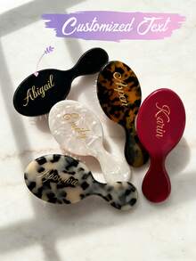 Personalized Name Comb, Custom Mini Hair Comb, Engraved Purse Comb, Custom Hairbrush, Bridesmaid Gift, Gift For Her Engraved Comb, Purse Comb, Travel Comb, Engraved Name Comb, Personalized Comb, Custom Name Comb, Personalized Barrette, Custom Engraved Comb, Bridesmaid Gift, Wedding Gift, Custom Hair Comb, Monogram Comb, Christmas Gift - Multicolor - View 1