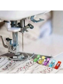 50 Pieces Of Colorful Plastic Sewing Clips - Versatile Handmade Clips Suitable For Crochet, Weaving, Patchwork, And Paper Art - Durable, Reusable, Non Slip Grip (Mixed Colors), Sewing Accessories, Weaving Tools, Decorative Handmade Tools - Nhiều màu - Xem 5